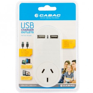 Cabac Power Outlet with USB
